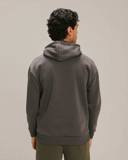 Sudadera Relaxed Hoodie Gris